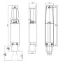 Afbeeldingen van INTERSTEEL Deurvastzetter 180 mm rvs geborsteld 4440 