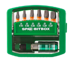 Afbeeldingen van Spax-Bitbox T-Star Plus 7 delig  (6 Bits T10-T40 25mm + 1 bithouder)