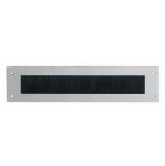 Afbeeldingen van INTERSTEEL Tochtwering rechthoek chroom mat 4015