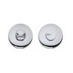 Afbeeldingen van INTERSTEEL Rozet met toilet-/badkamersluiting bol rond verdekt chroom 3163