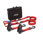 Afbeeldingen van Ratchet Premium 2-Pack rood Spanbanden set t.b.v. motorfietsen