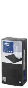 Afbeeldingen van Tork Cocktailservet zwart Advanced 24x24cm