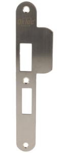Afbeeldingen van Oxloc Sluitplaat 192 x 25 x 1.5 mm afgerond rvs Links/Rechts PC55