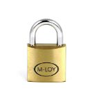 Afbeeldingen van M-LOY Messing hangslot, gelijksluitend