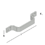 Afbeeldingen van GB Handgreep 170x20x5mm verzinkt