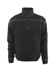Afbeeldingen van MASCOT® Gebreide trui met korte rits 50354 Zwart 3XL