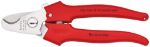 Afbeeldingen van KNIPEX Kabelschaar, benen met kunststof omspoten 165mm