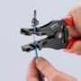 Afbeeldingen van KNIPEX Afstriptang, met precisie geslepen messen 180