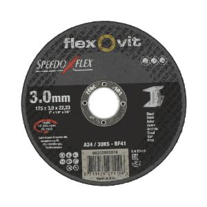 Afbeeldingen van Flexovit Doorslijpschijf Vlak Speedoflex Staal A24/30RS 125x3x22