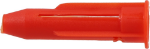 Afbeeldingen van Kelfort Lichte rosett plug zonder schroef rood 6x30 mm (100)