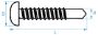 Afbeeldingen van QZ Zelfborende schroeven panhead binnenvierkant (staal gehard verzinkt) DIN7504M  844 4.2x13 CK SQ2