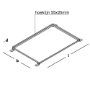 Afbeeldingen van GB Matrand Matrand ZM 61x91cm  25x25x2,5mm zink magnesium