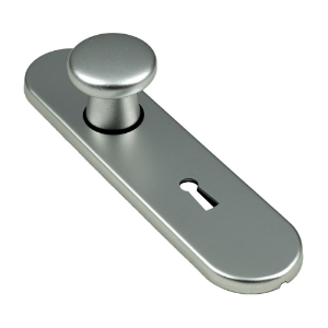 Afbeeldingen van Oxloc Knopschild Ovaal SL56 Alu F1 Model Parijs. Afmeeting 180x41mm.