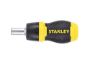 Afbeeldingen van STANLEY Multibit Stubby Schroevendraaier met ratel 0-66-358