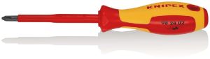 Afbeeldingen van KNIPEX Schroevendraaier voor kruiskopschroeven twee-componenten greep Chroom-vanadium-molybdeen-staal VDE PH2