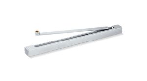 Afbeeldingen van GEZE Elektromechanische vastzetglijrail + arm TS3000V-E / TS5000-E zilverkleurig
