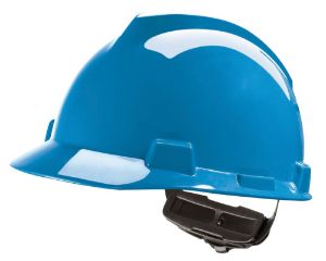 Afbeeldingen van MSA V-Gard veiligheidshelm met Fas-Trac III binnenwerk blauw