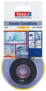 Afbeeldingen van tesa® Silicone self-fusing tape 4600 zwart 25mm x 3m