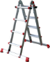 Afbeeldingen van Kelfort Vouwladder telescopisch 4x4