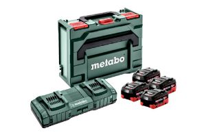 Afbeeldingen van Metabo accu basisset  4x 18V 8.0Ah accu