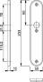 Afbeeldingen van HOPPE Veiligheidsschild ovaal 3214 blind f1, knop / knop situaties electronische sloten