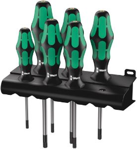 Afbeeldingen van Wera Schroevendraaierset torx 367/6 Kraftform 6 delig