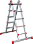Afbeeldingen van Kelfort Vouwladder telescopisch 4x5