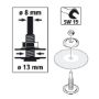 Afbeeldingen van Wolfcraft Opspan as 13x8mm
