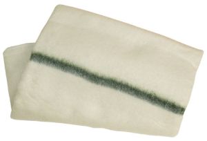 Afbeeldingen van Betra Dweil geweven groene streep ca. 60x60 cm per stuk verpakt