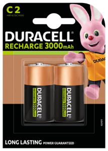 Afbeeldingen van Duracell Oplaadbare batterijen Ultra C HR 14/2 Nimh