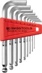 Afbeeldingen van PB Swiss Tools AG Inbussleutel set met kogelkop, 9 delig 1,5-10mm