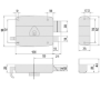Afbeeldingen van Cisa voordeur oplegslot 50mm dr.1 (Din LS) met vaste buitencilinder 26mm