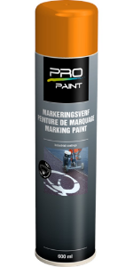 Afbeeldingen van PRO-Paint Markeerspray Markeringsverf oranje 600ml