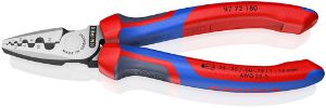 Afbeeldingen van KNIPEX Krimptang voor adereindhulzen 0,25-16  180