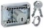 Afbeeldingen van JuNie® Meubelslot opleg cilinder 2828 doornmaat 15-40mm