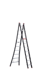 Afbeeldingen van Altrex Aluminium kokerladder (gecoat) - 2-delig reform Nevada 2x10