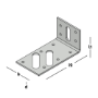 Afbeeldingen van GB Hoekanker sv 50x110 60x3mm