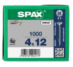 Afbeeldingen van SPAX Spaanplaatschroef verzonken kop kruis Z staal PZ1 4,0x12