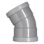Afbeeldingen van Pvc bocht 2mm x 30 graden 110mm