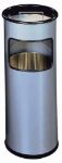 Afbeeldingen van Durable Combi-asbak 62x26cm rond zilver metallic, 333023