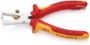 Afbeeldingen van KNIPEX Afstriptang, met openingsveer, universeel VDE 160mm 11 06 160 T BK