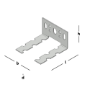 Afbeeldingen van GB Wandanker star RVS 316 60 x 1,25