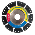 Afbeeldingen van Carat Slijpkop voor kunststof buizen Ø125x22.23mm
