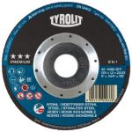 Afbeeldingen van TYROLIT DEEP CUT PROTECTION-doorslijpschijf, voor staal en roestvrij staal 125x1.2x22.23 premium