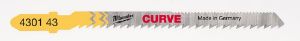 Afbeeldingen van Milwaukee Decoupeerzaagblad voor bochten 75 x 2.5 mm Curve 
