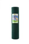 Afbeeldingen van Giardino Vogeldraad, Volieregaas, 1500 x 1.1 mm, maaswijdte 12.7 mm, 25 meter, geplastificeerd groen