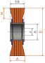 Afbeeldingen van LESSMANN Roterende borstel, staaldraad 150x0.3x29