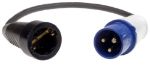 Afbeeldingen van Connectra Verloopsnoer 25cm CEE-. Schuko