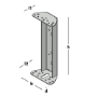 Afbeeldingen van GB Puisteun 60 x 70 x 280 mm, 115 x 2 mm zink magnesium