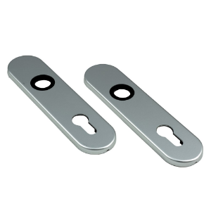 Afbeeldingen van Oxloc Kortschild Ovaal PC72 Alu F1 Model Parijs. Afmeeting 180x41mm.
